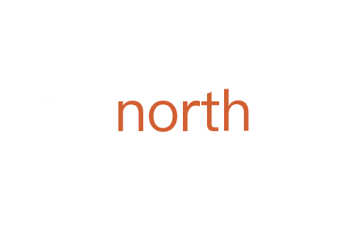 north