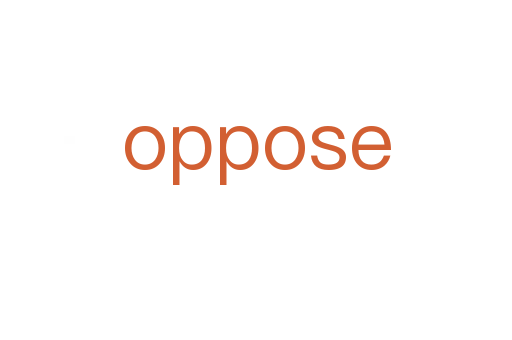 oppose