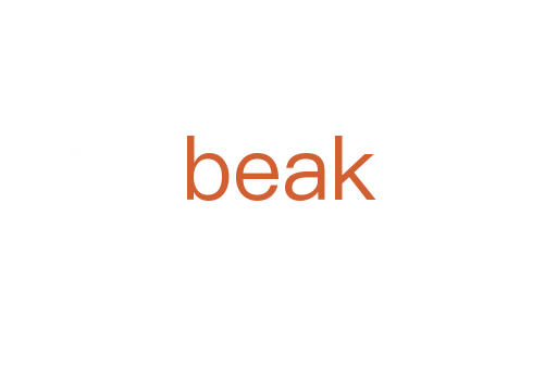 beak
